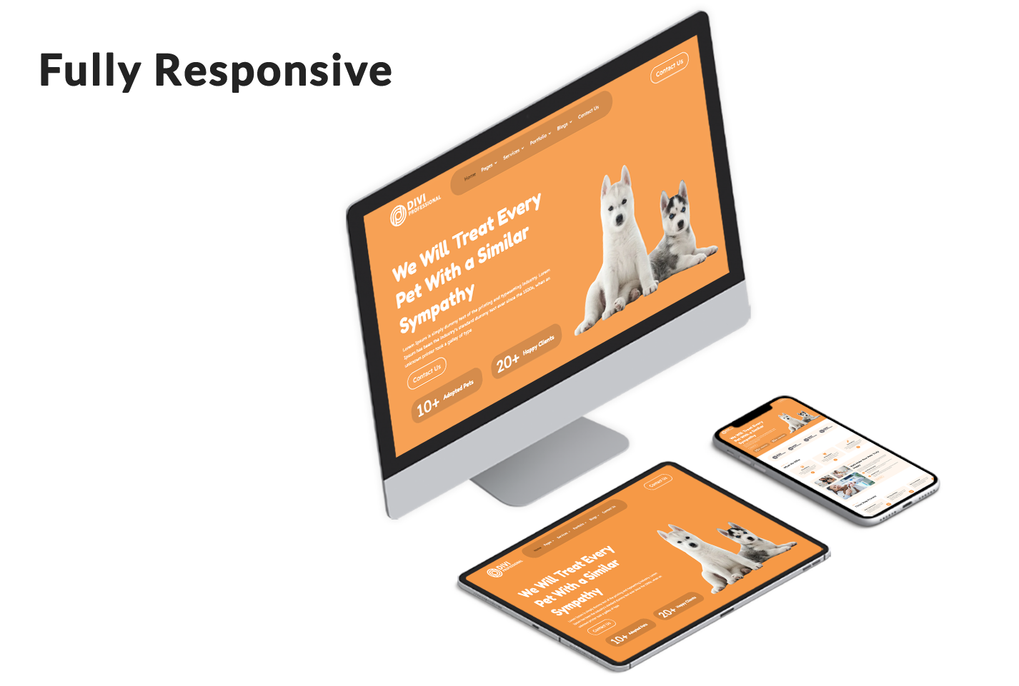 Divi Pet Care Layout