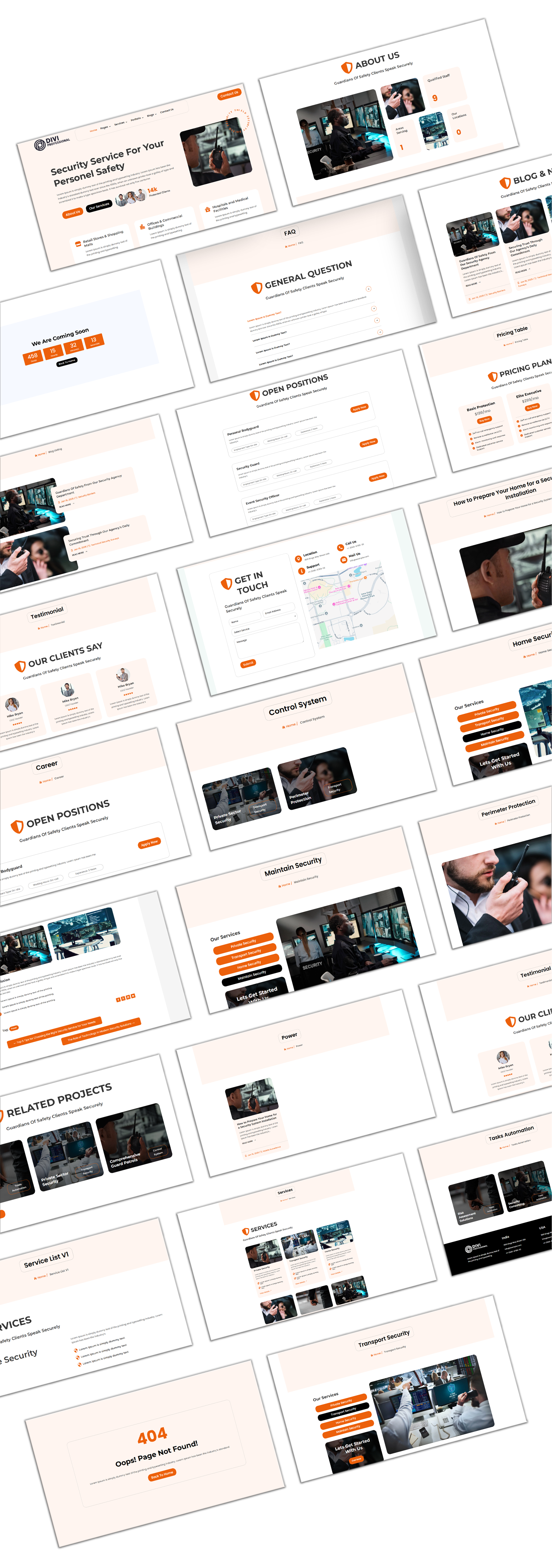 Divi Pet Care Layout