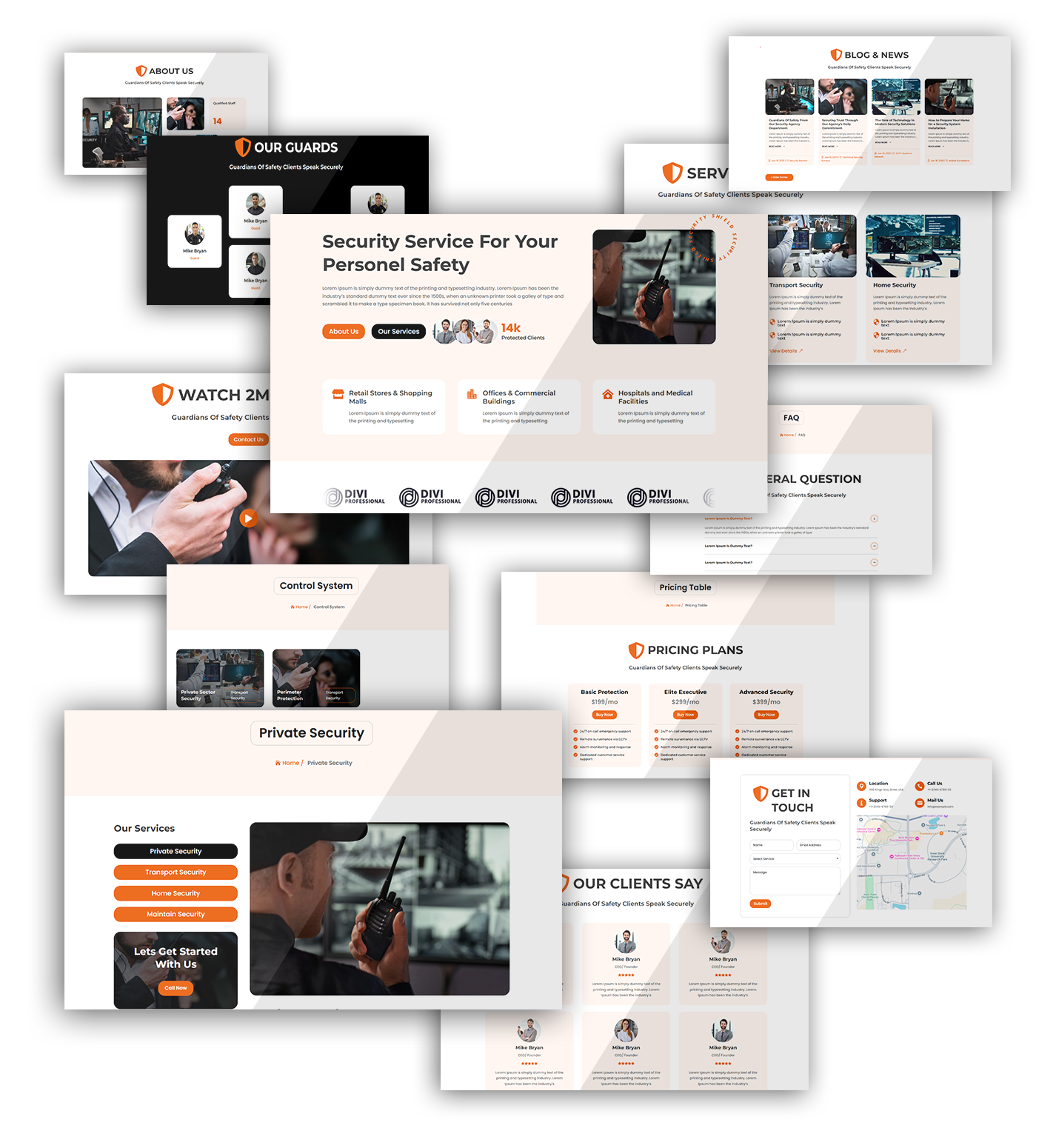 Divi Pet Care Layout