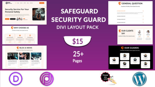 Divi Security Guard Layouts Pack