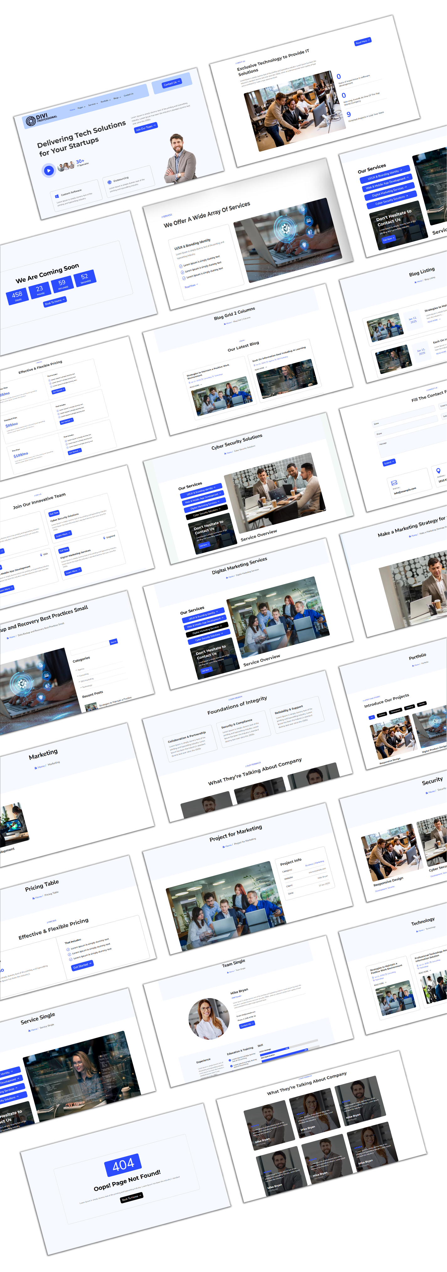 Divi Pet Care Layout