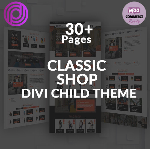 Divi Classic Shop WooCommerce Child Theme