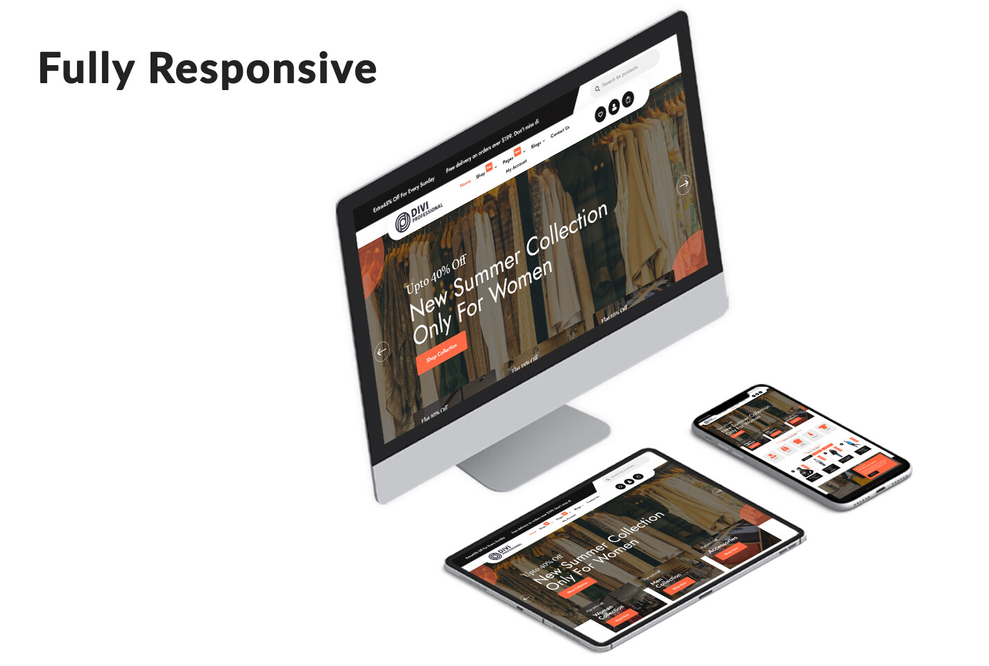 Divi Classic Shop WooCommerce Child Theme