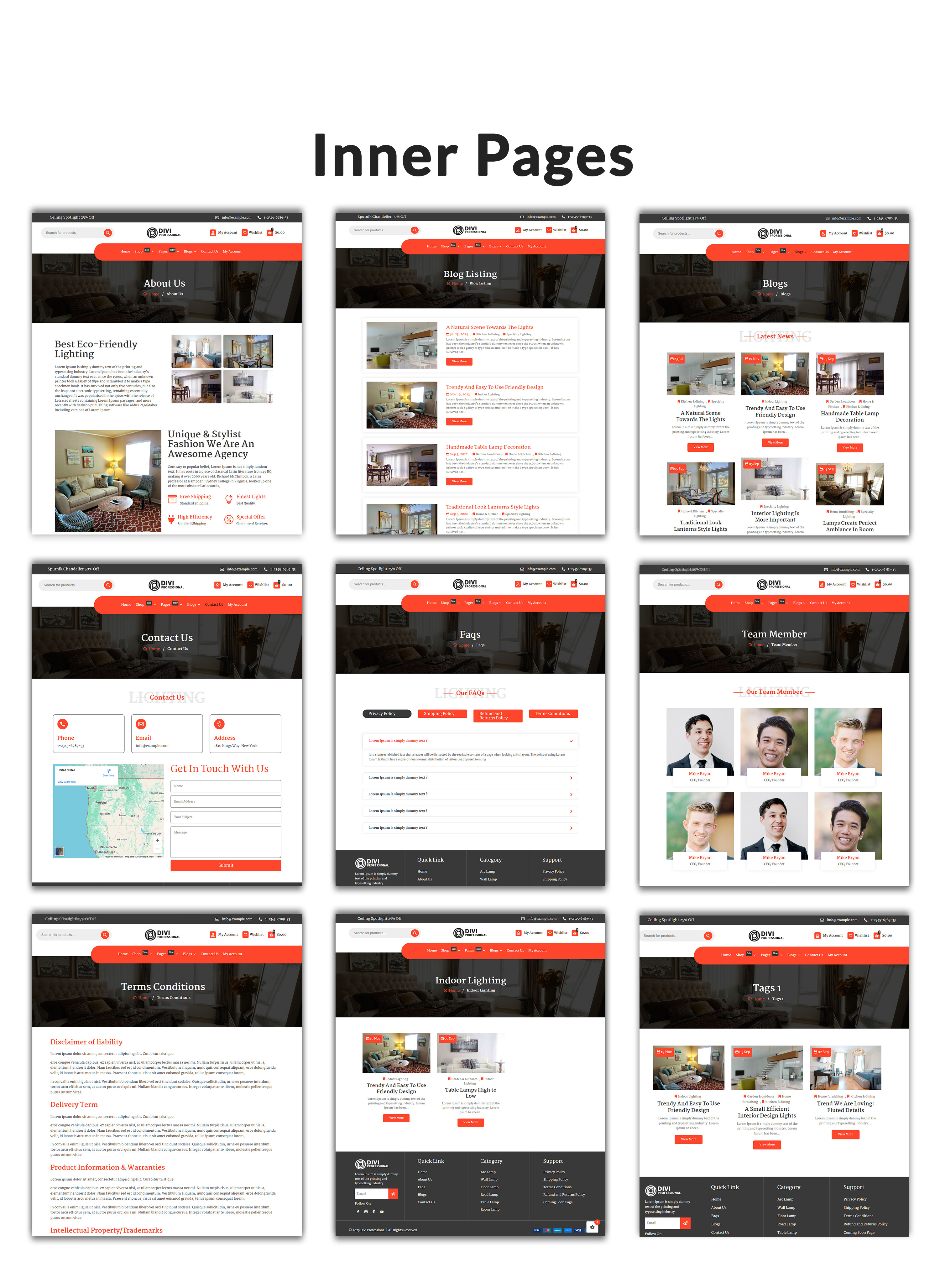 Divi Decor Light Store WooCommerce Child Theme