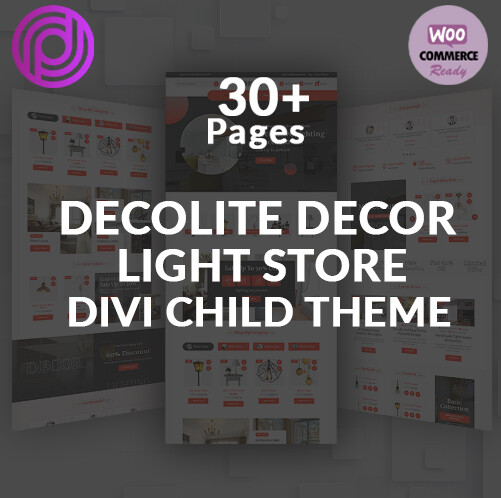 Divi Decor Light Store WooCommerce Child Theme