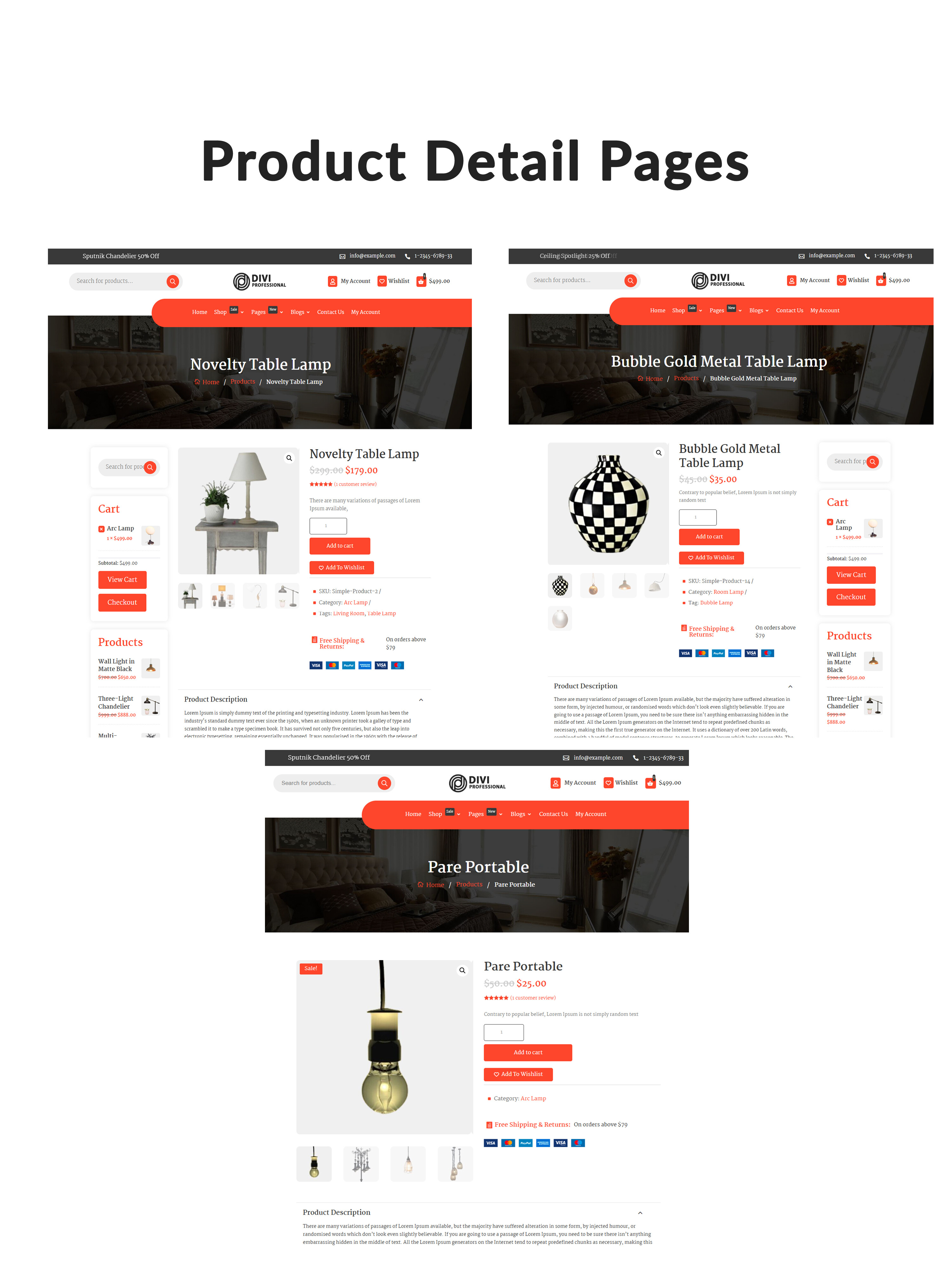 Divi Decor Light Store WooCommerce Child Theme