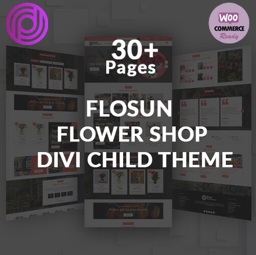 Divi Flower Shop Theme