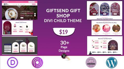 Divi Gift Shop WooCommerce Theme