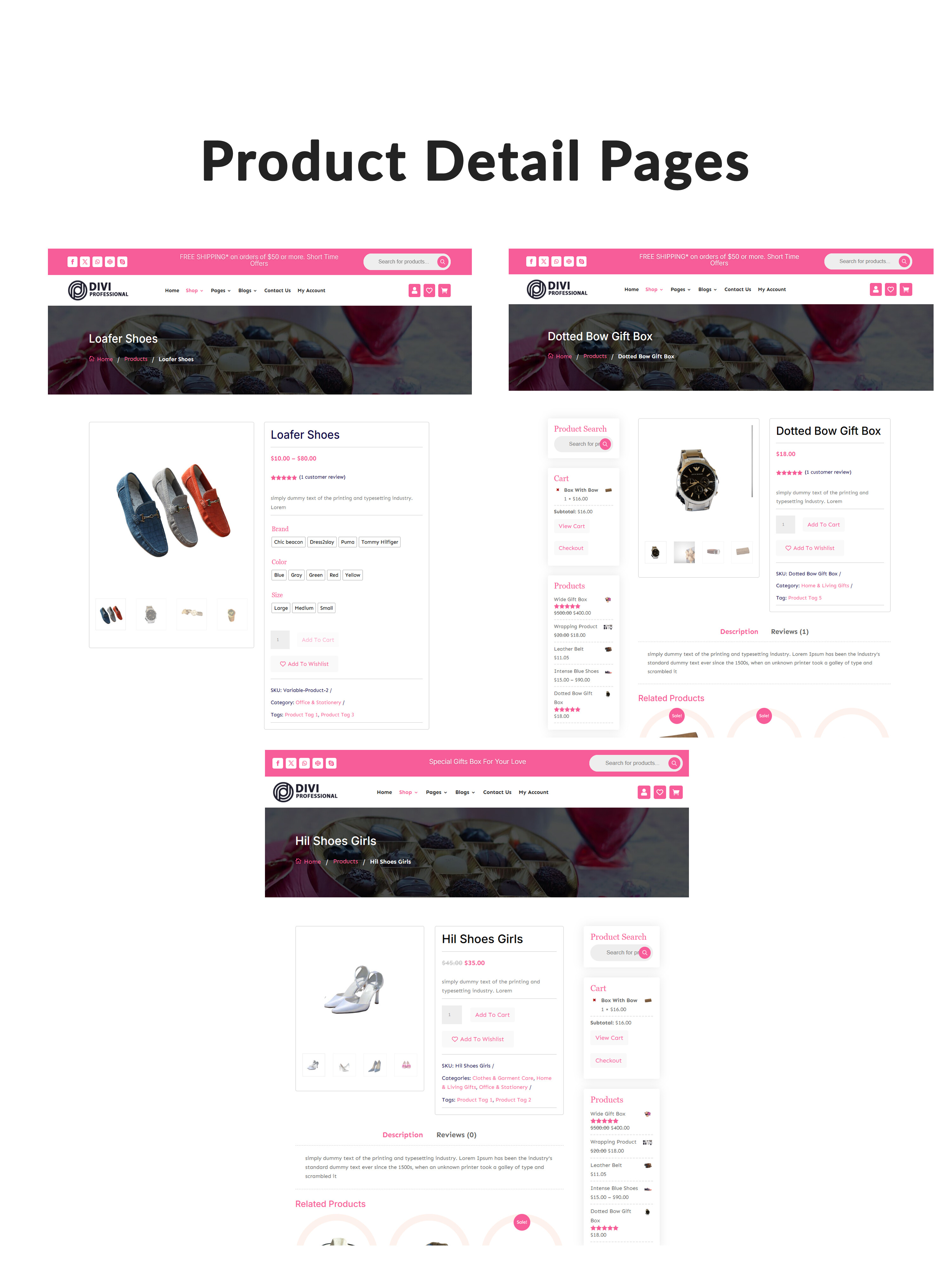 Divi Gift Shop Theme