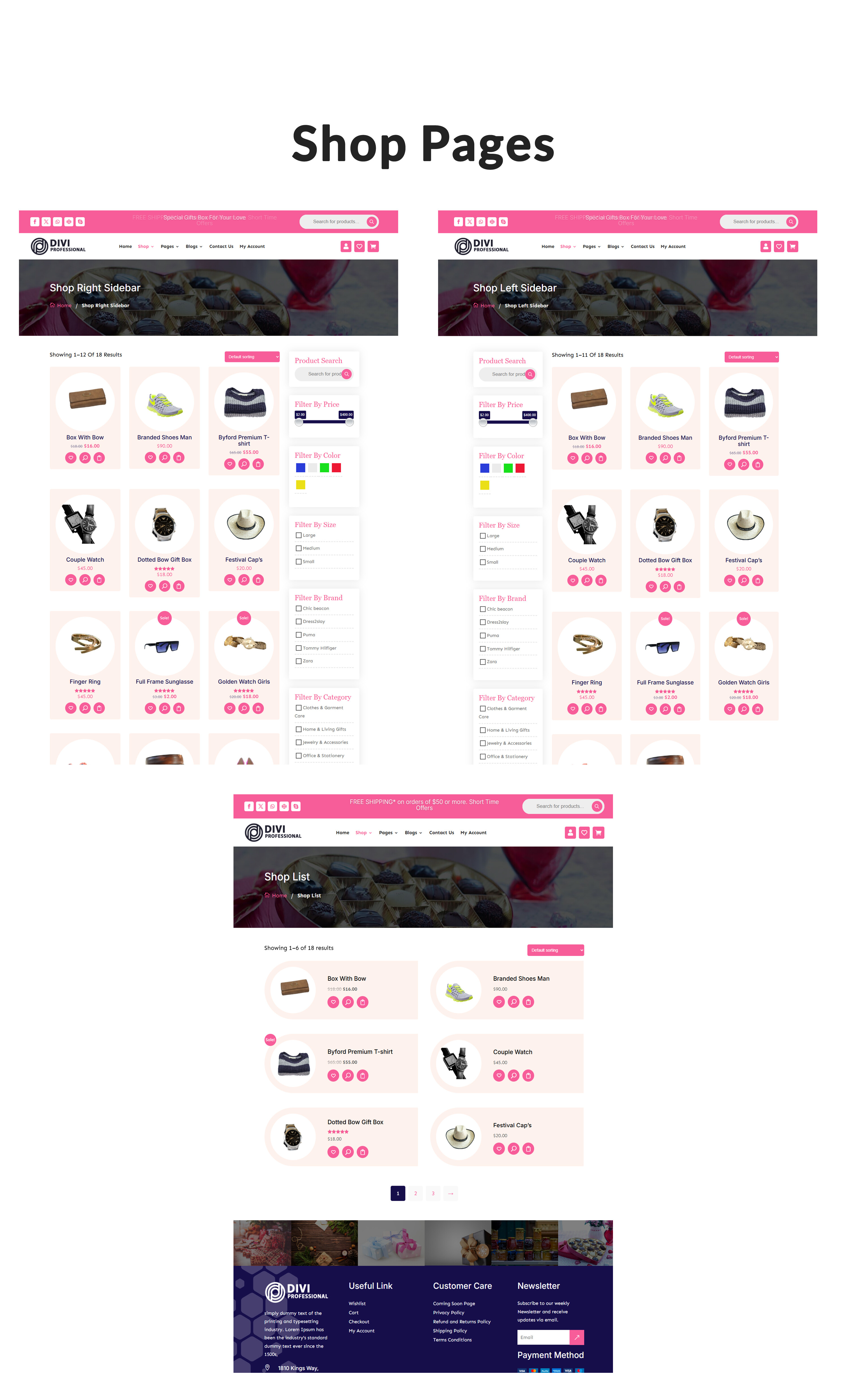 Divi Gift Shop Theme
