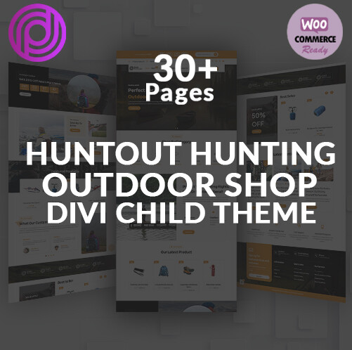 Divi Hunting and Outdoor Shop Theme
