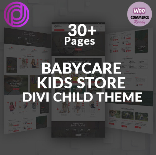 Divi Kids Store WooCommerce Child Theme
