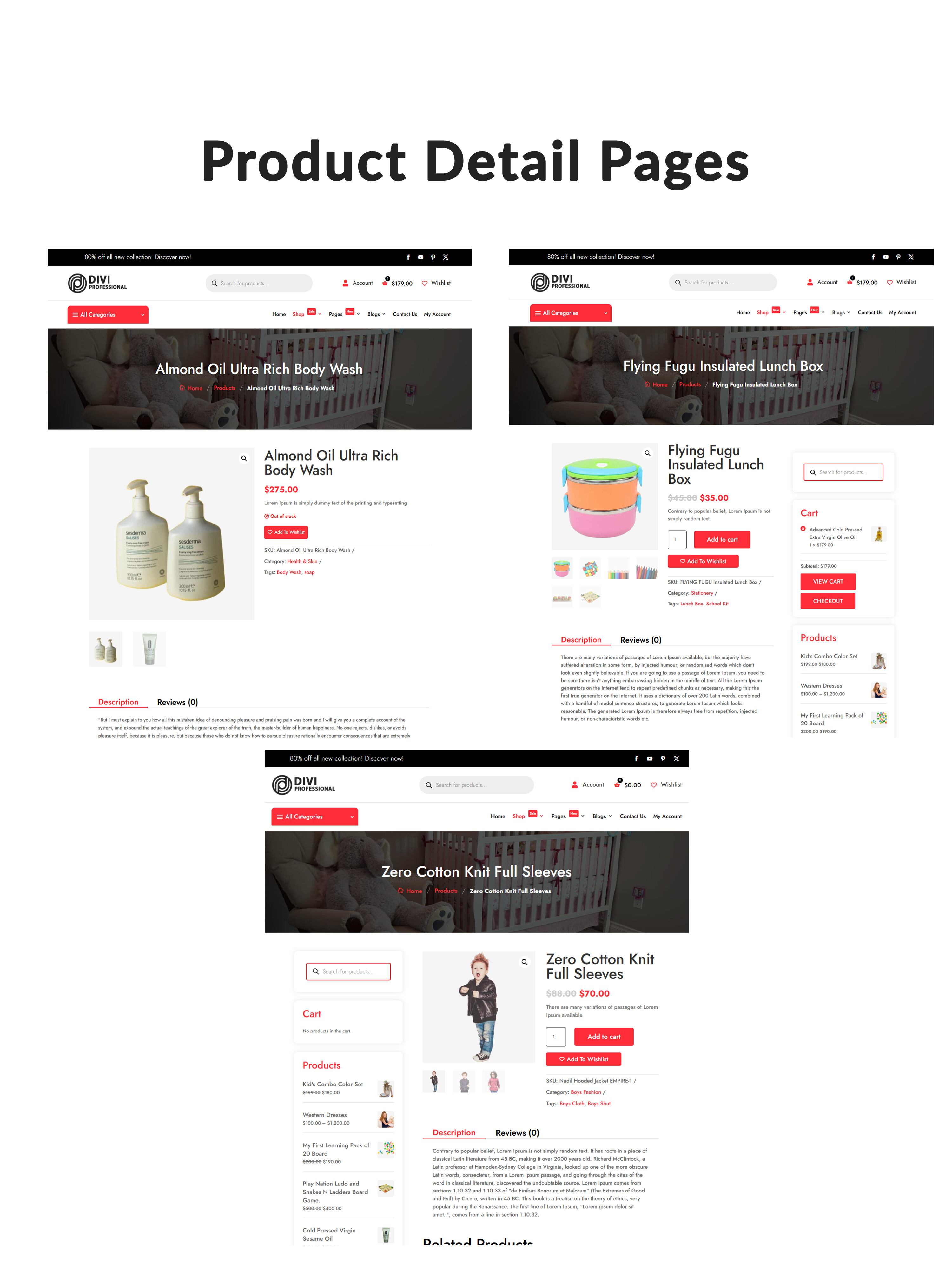Divi Kids Store WooCommerce Child Theme