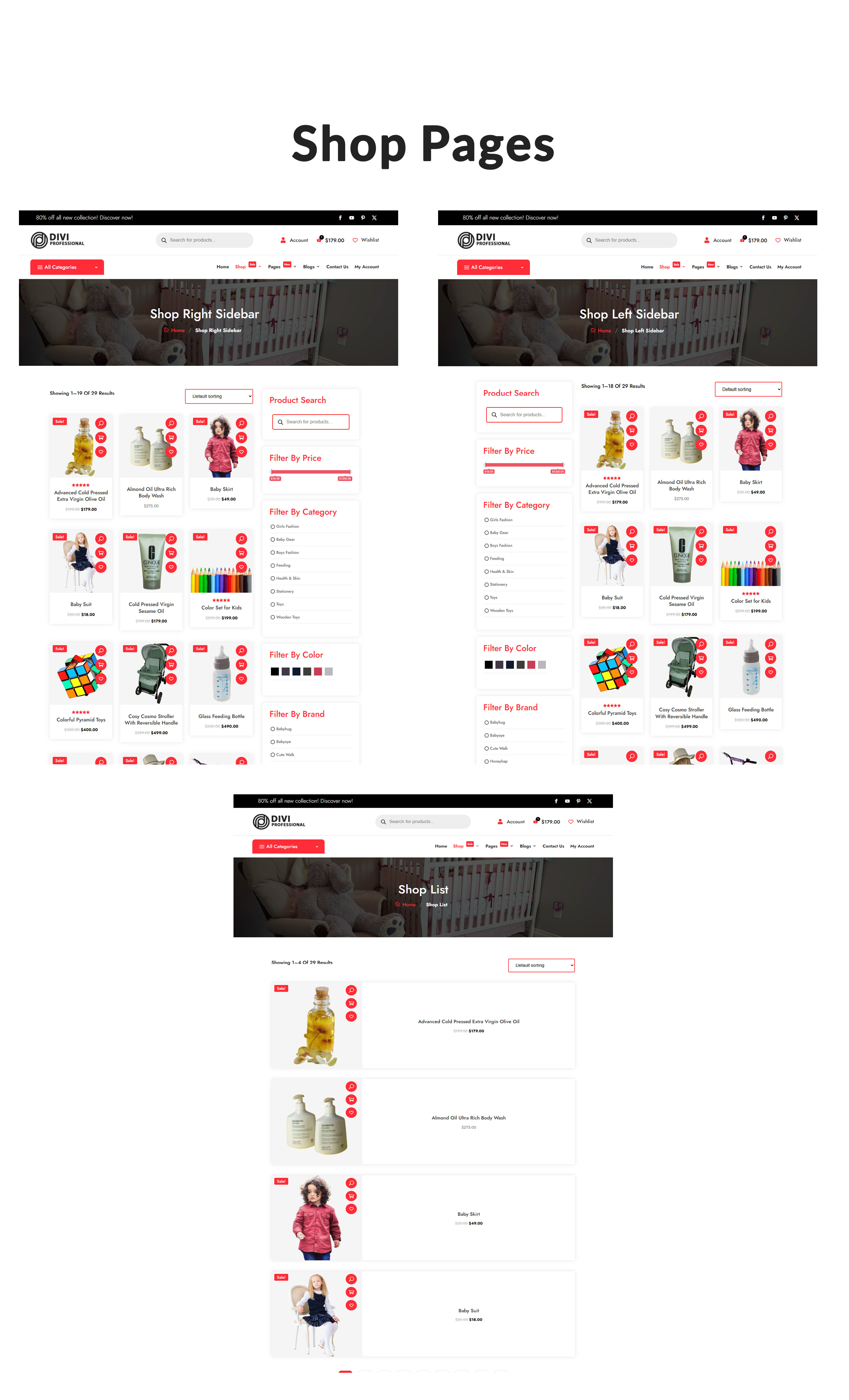 Divi Kids Store WooCommerce Child Theme
