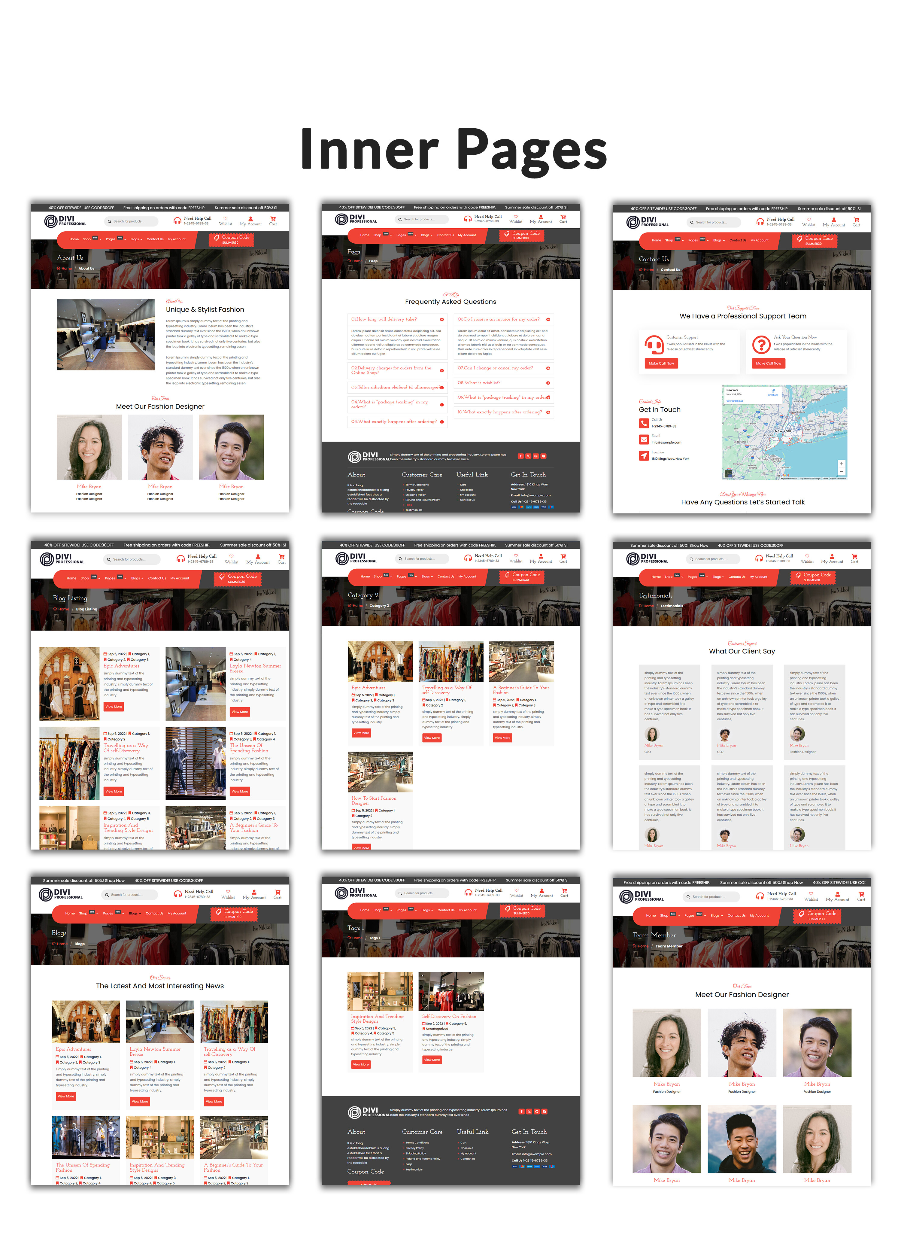 Divi Modern Shop WooCommerce Child Theme