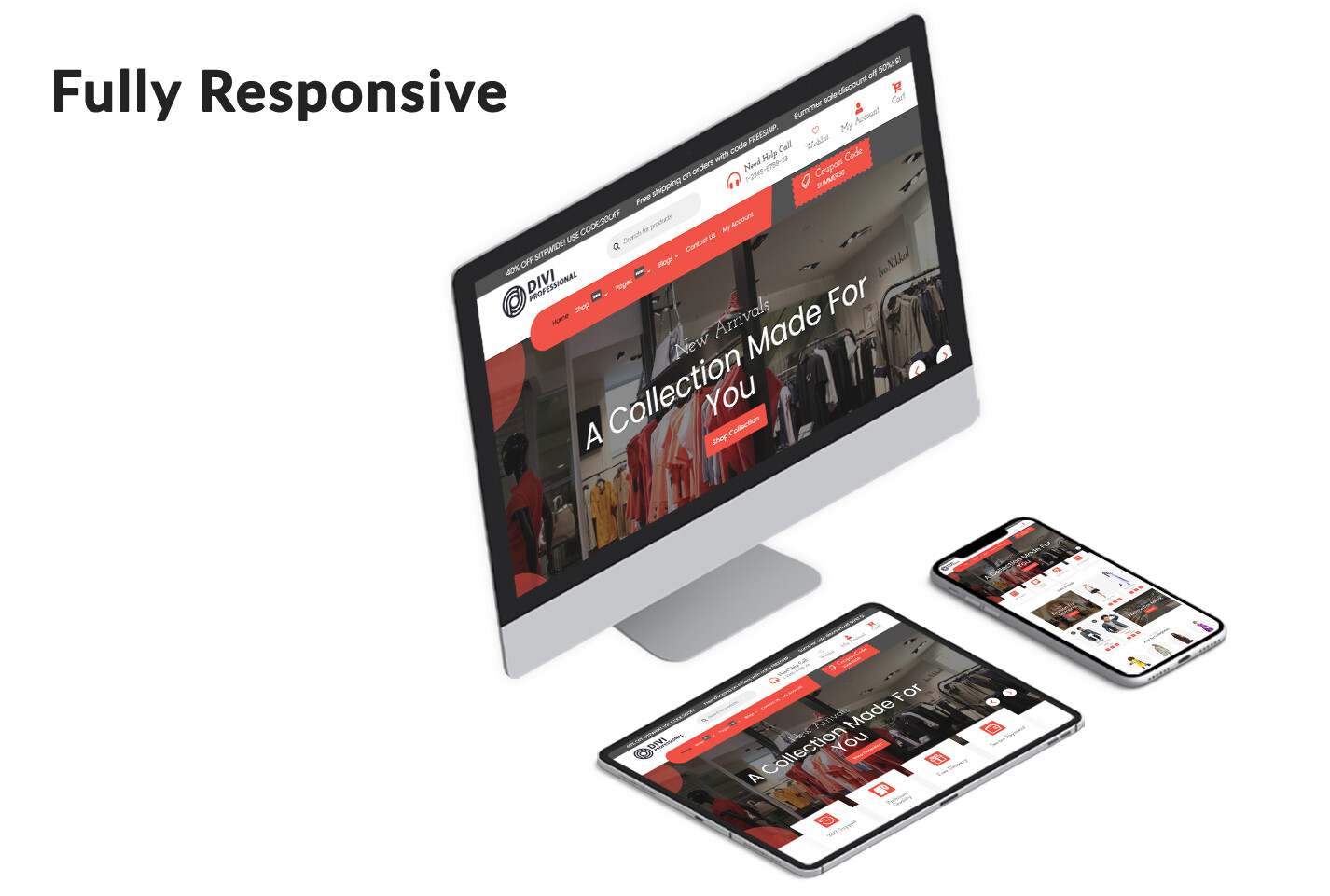 Divi Modern Shop WooCommerce Child Theme