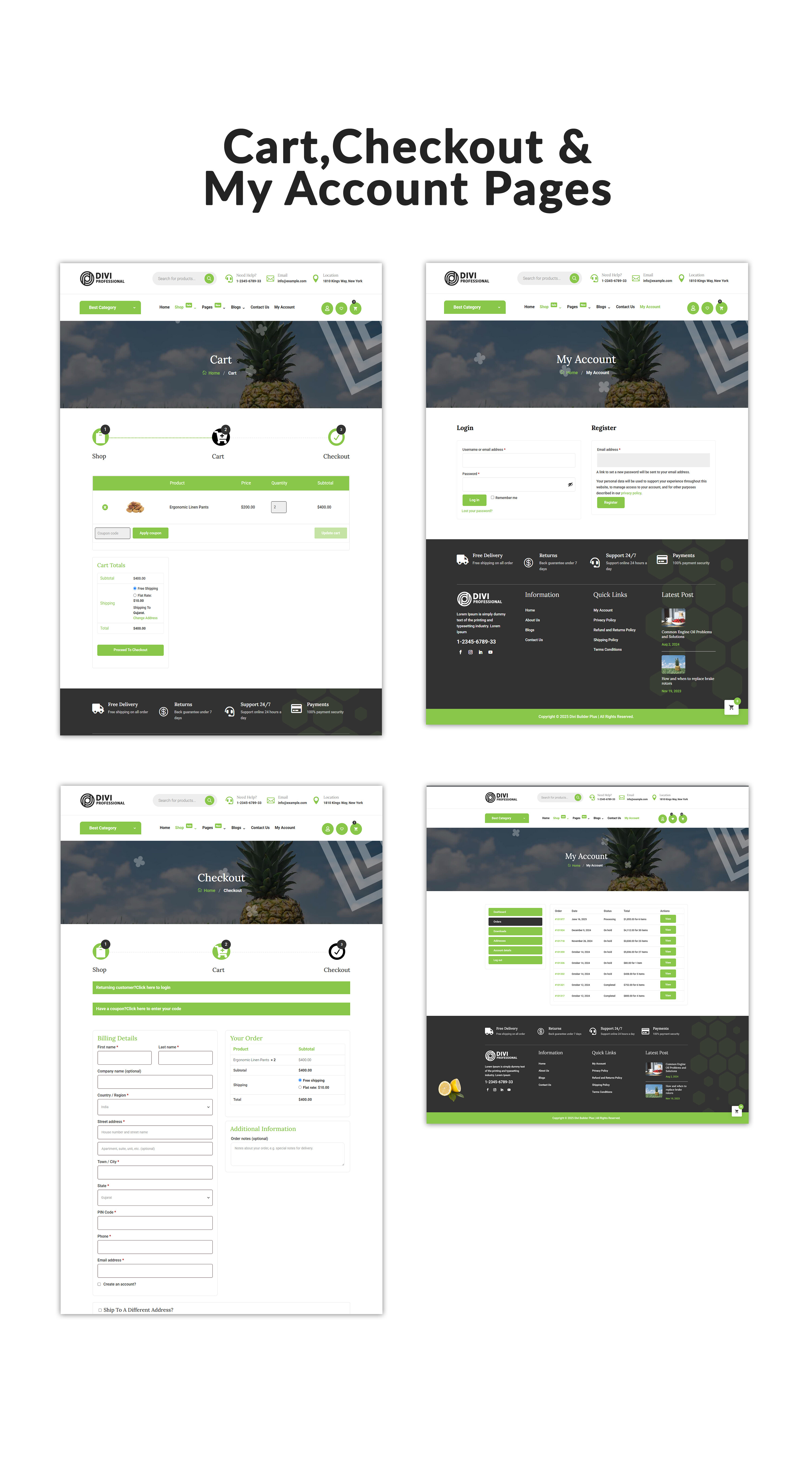 Divi Organic Shop Theme