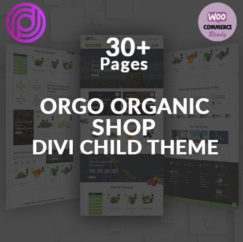 Divi Organic Shop Theme