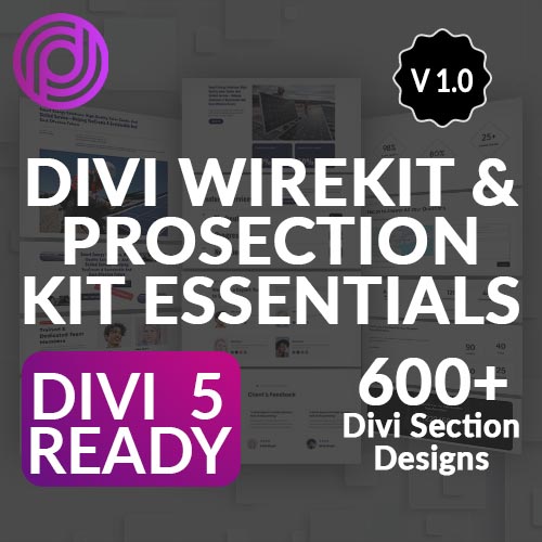 Divi WireKit and ProSection Kit Essentials