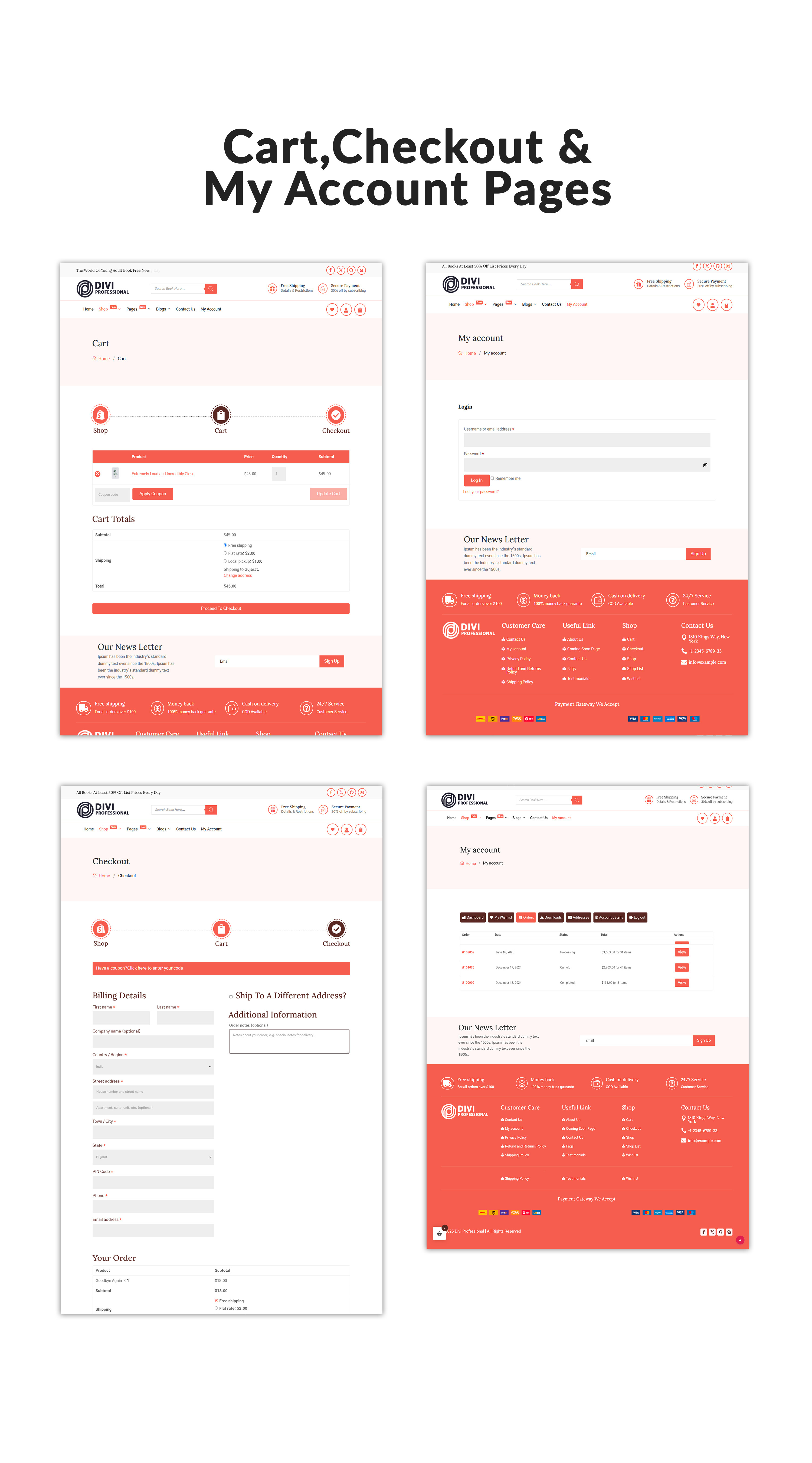 Divi eBook Shop Theme