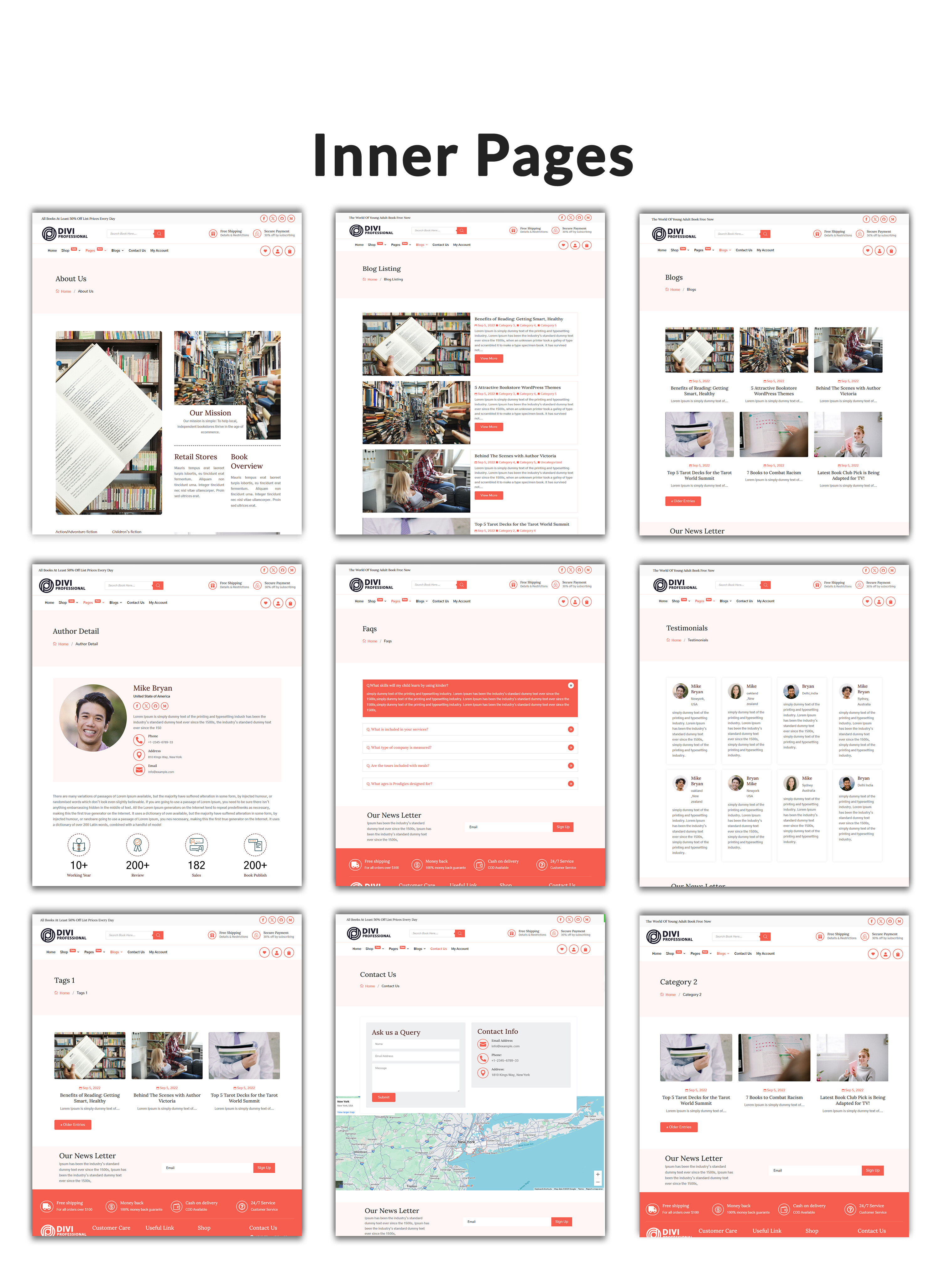 Divi eBook Shop Theme