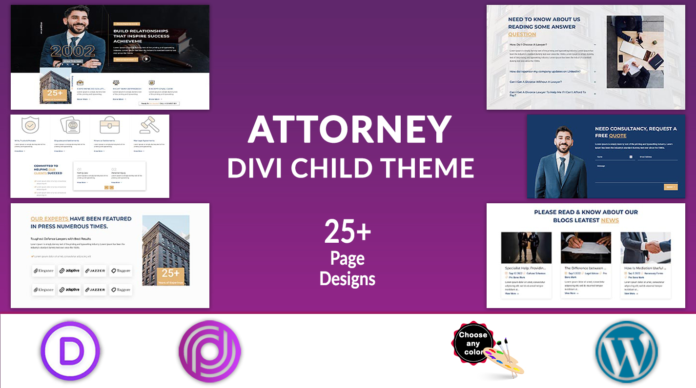 Divi Attorney Theme