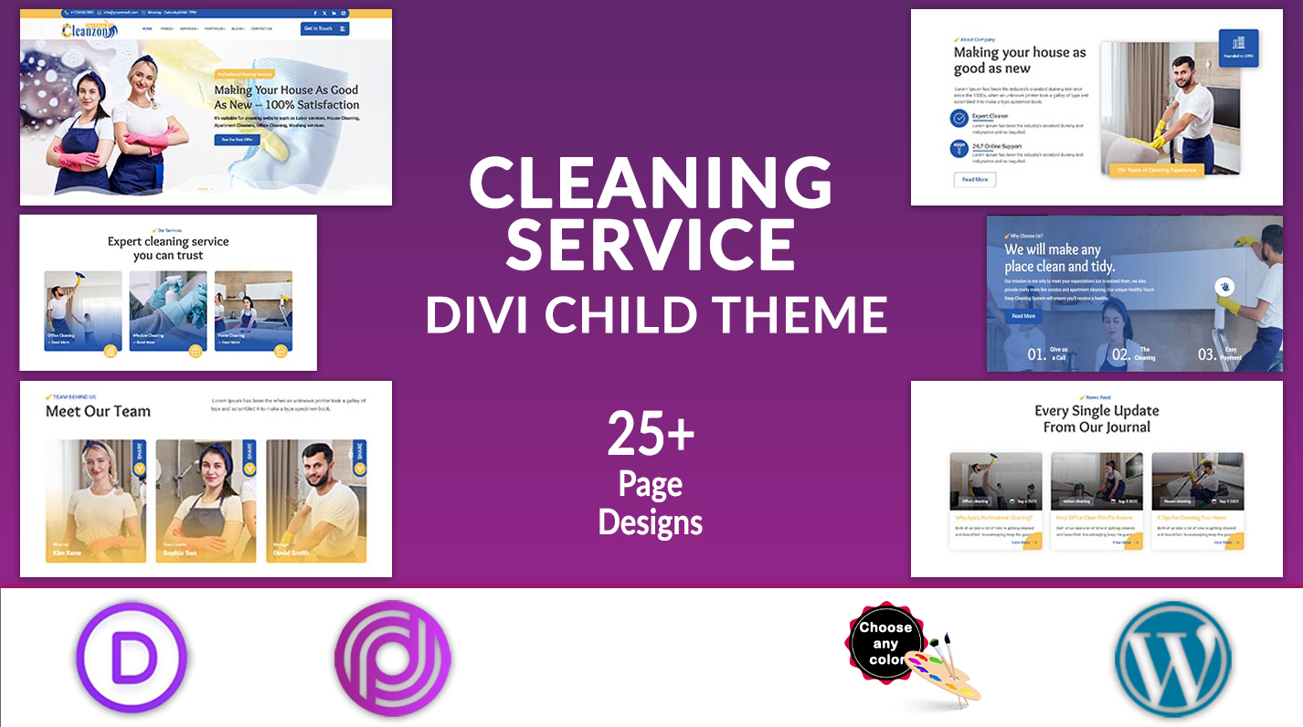 Divi Cleaning Service Theme