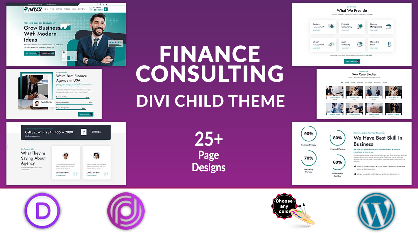 Divi Finance Consulting Theme