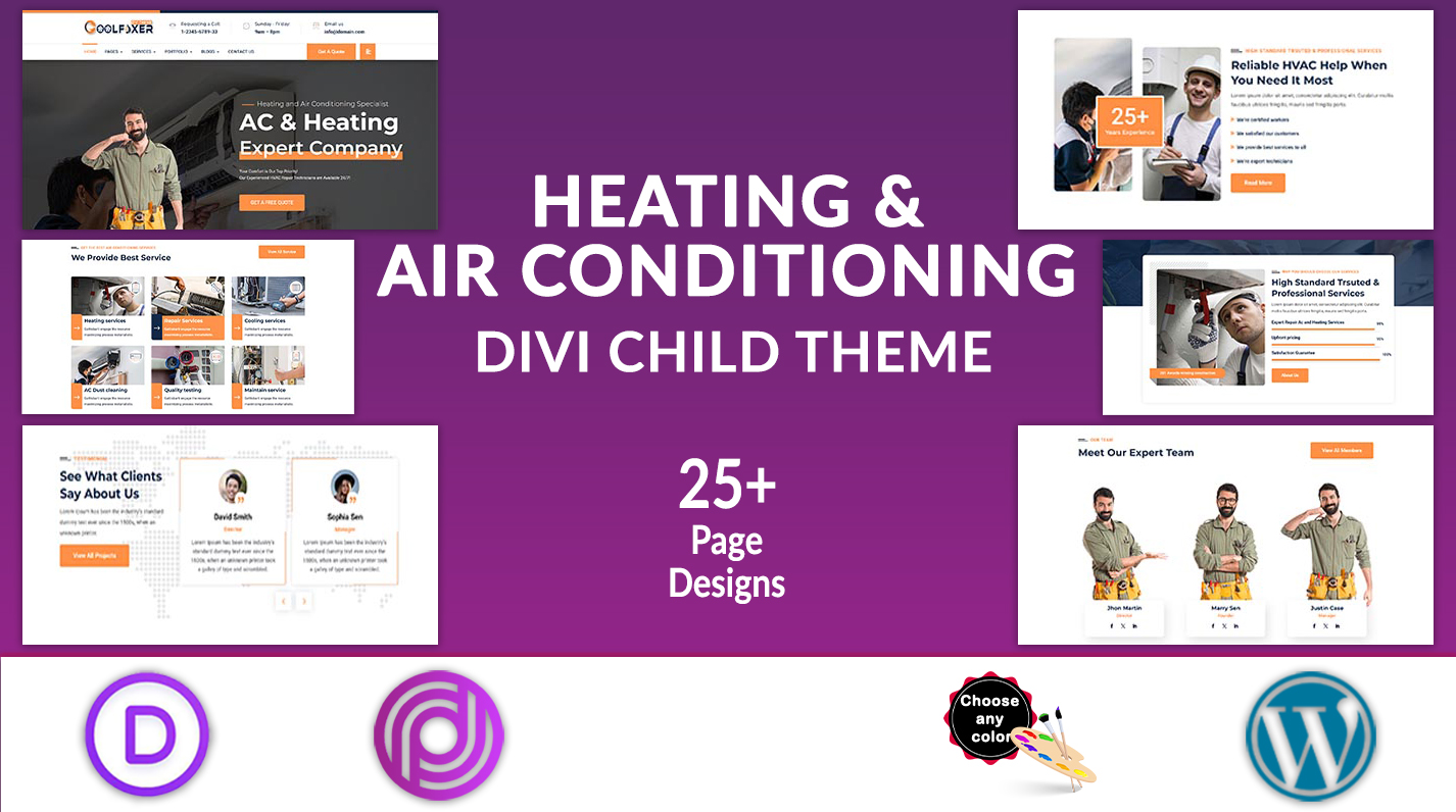 Divi Heating Services Theme
