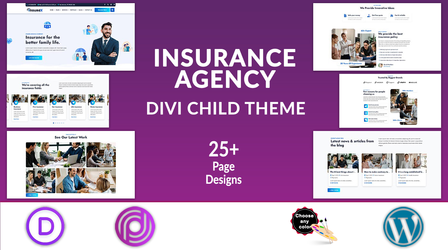 Divi Insurance Agency Theme