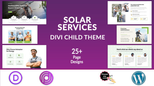 Divi Solar Services Theme