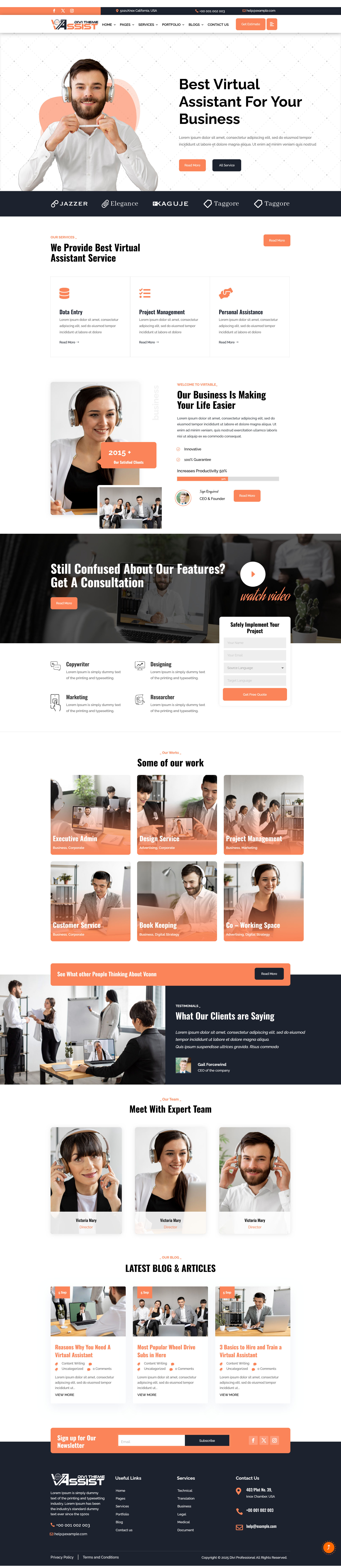 Divi Logistics Child Theme