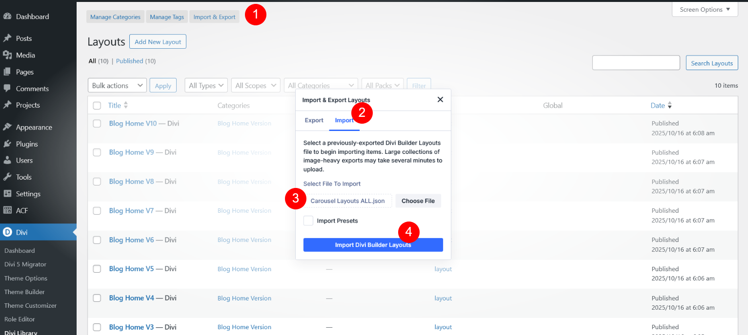 Divi Layouts Pack