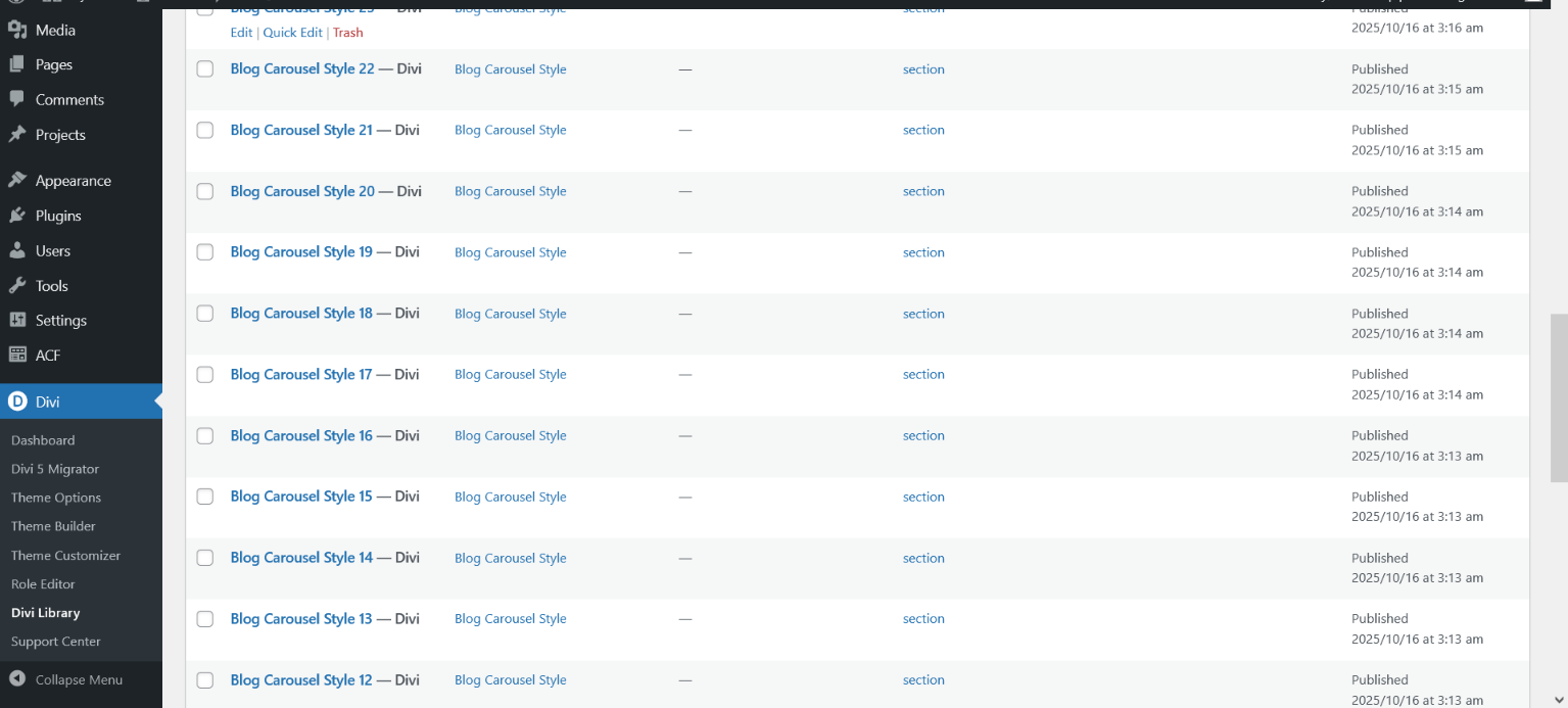 Divi Layouts Pack