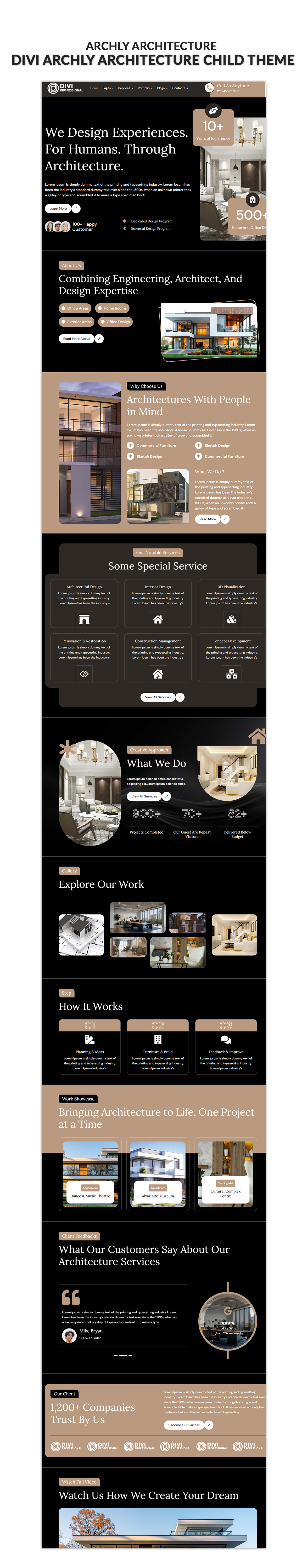 Divi Architecture Child Theme