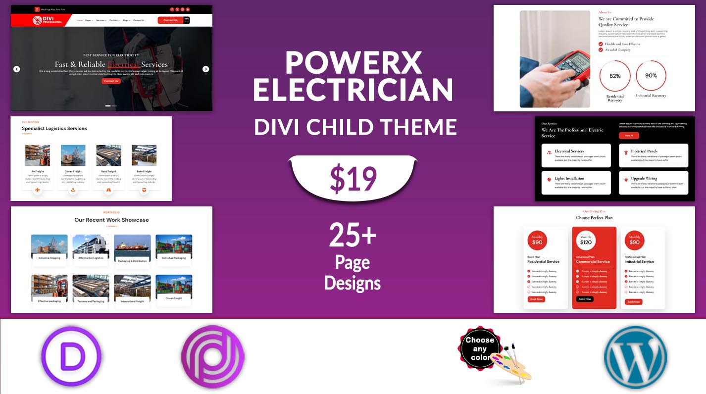 Divi Electrician Theme Divi Electrician Theme