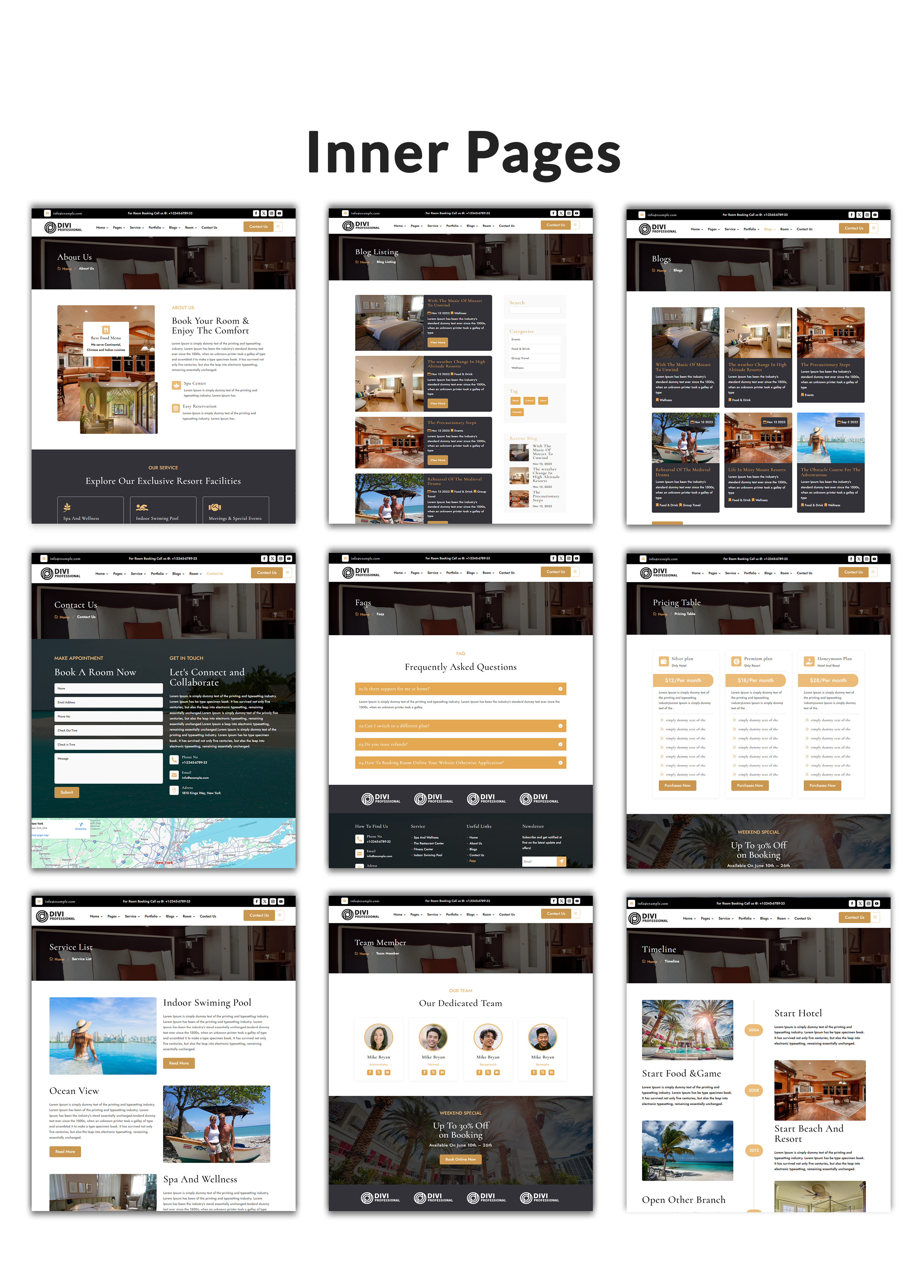 Divi Hotel and Resort Child Theme