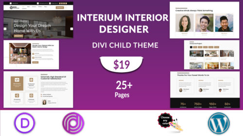Divi Interior Designer Theme