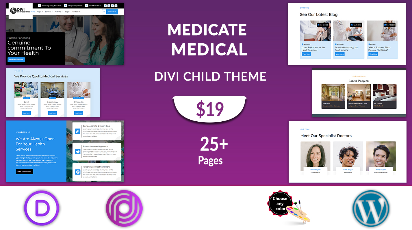 Divi Medical Theme