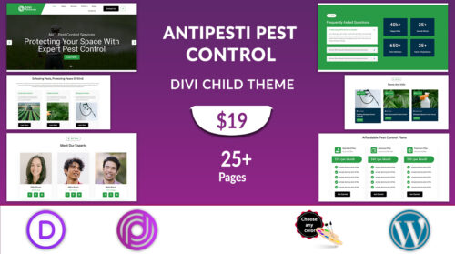 Divi Pest Control Theme