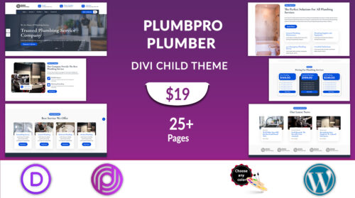 Divi Plumber Theme