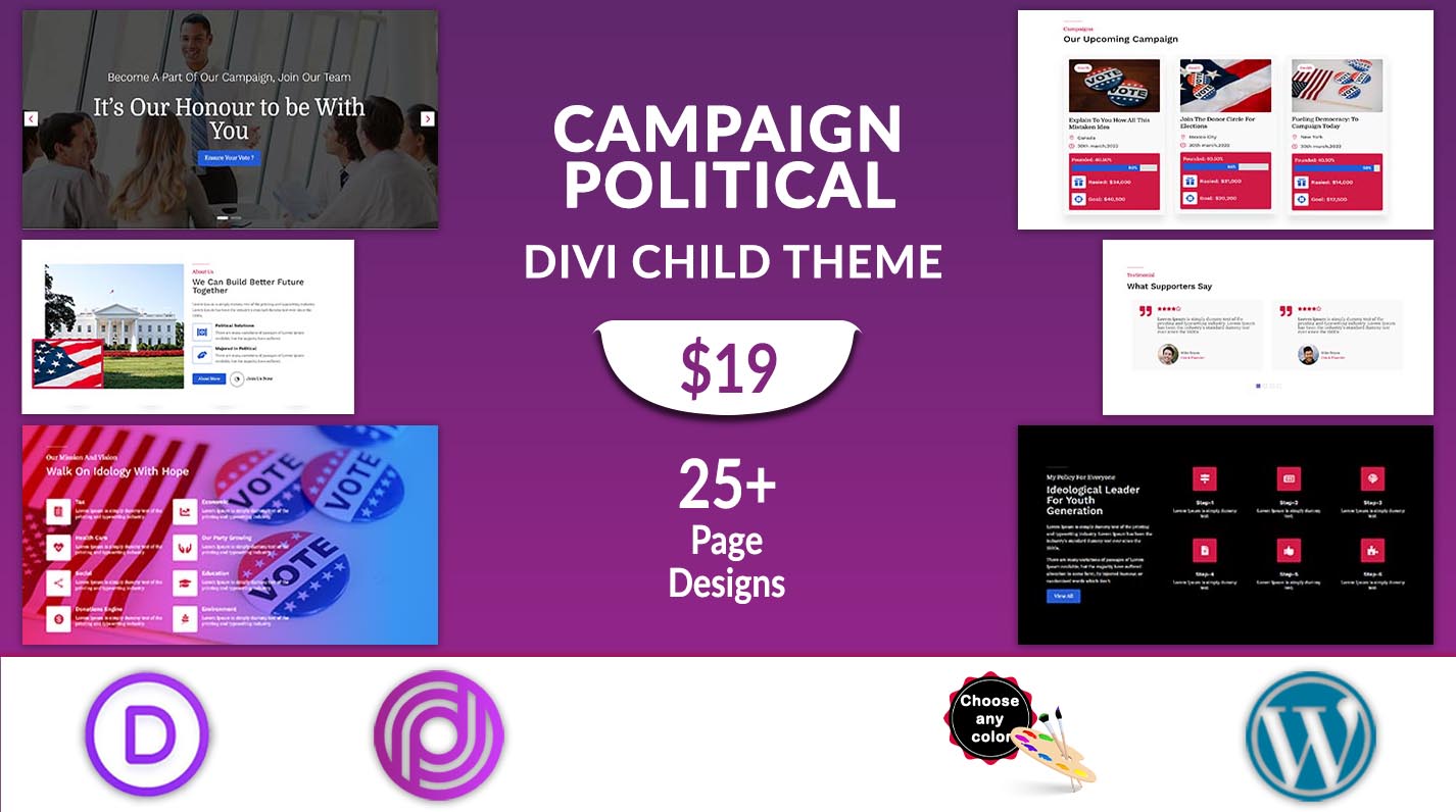 Divi Political Theme Divi Political Theme