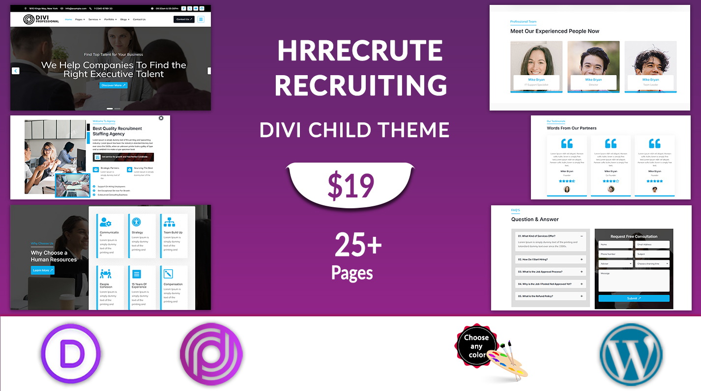 Divi Recruiting Theme Divi Recruiting Theme