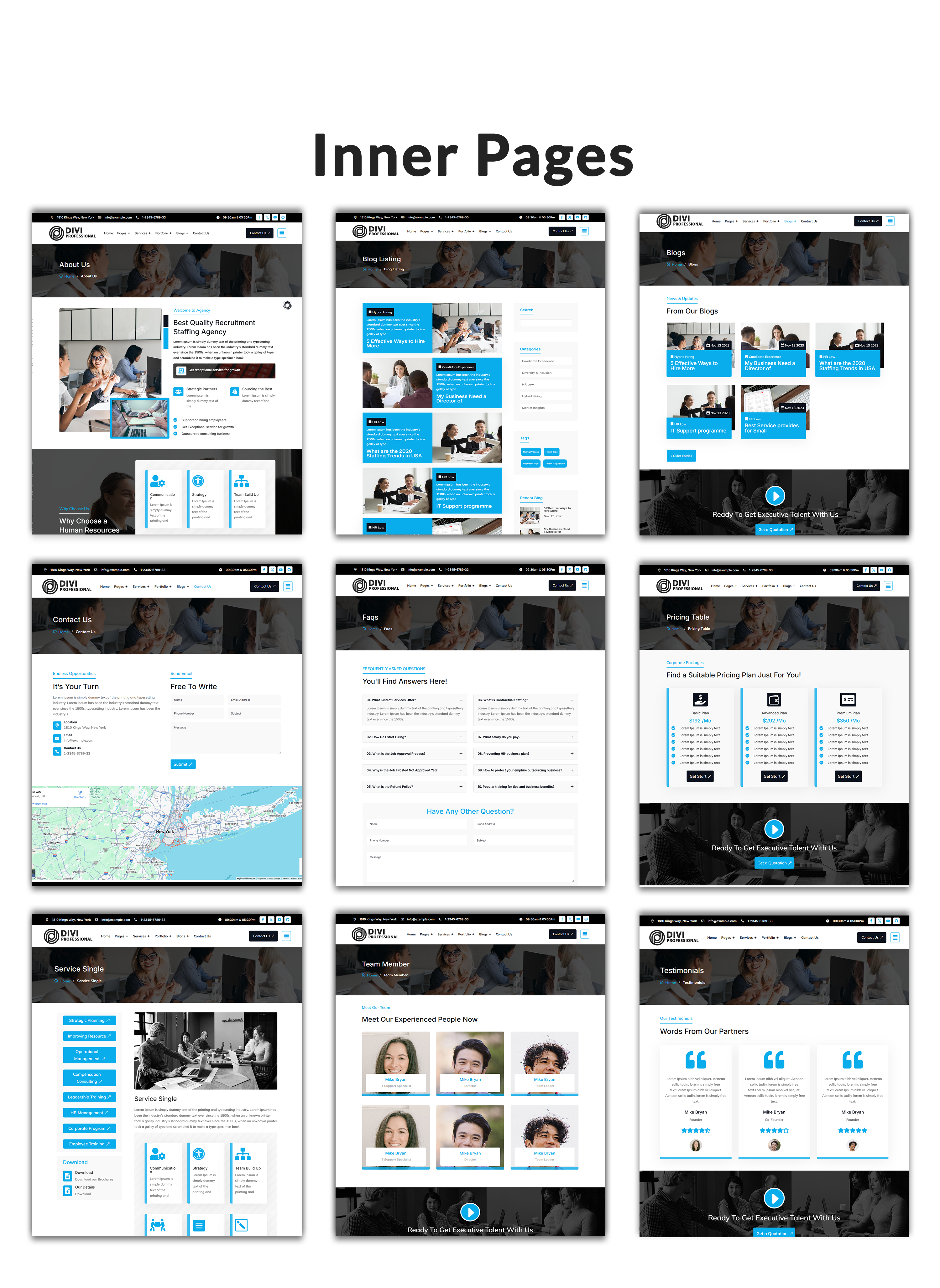 Divi Recruiting Child Theme