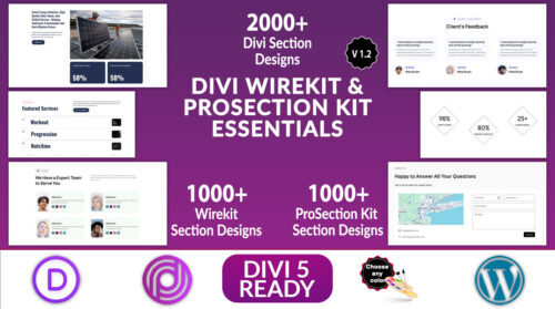 Divi WireKit and ProSection Kit Essentials
