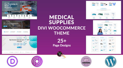 Divi Medical Supplies Shop Theme