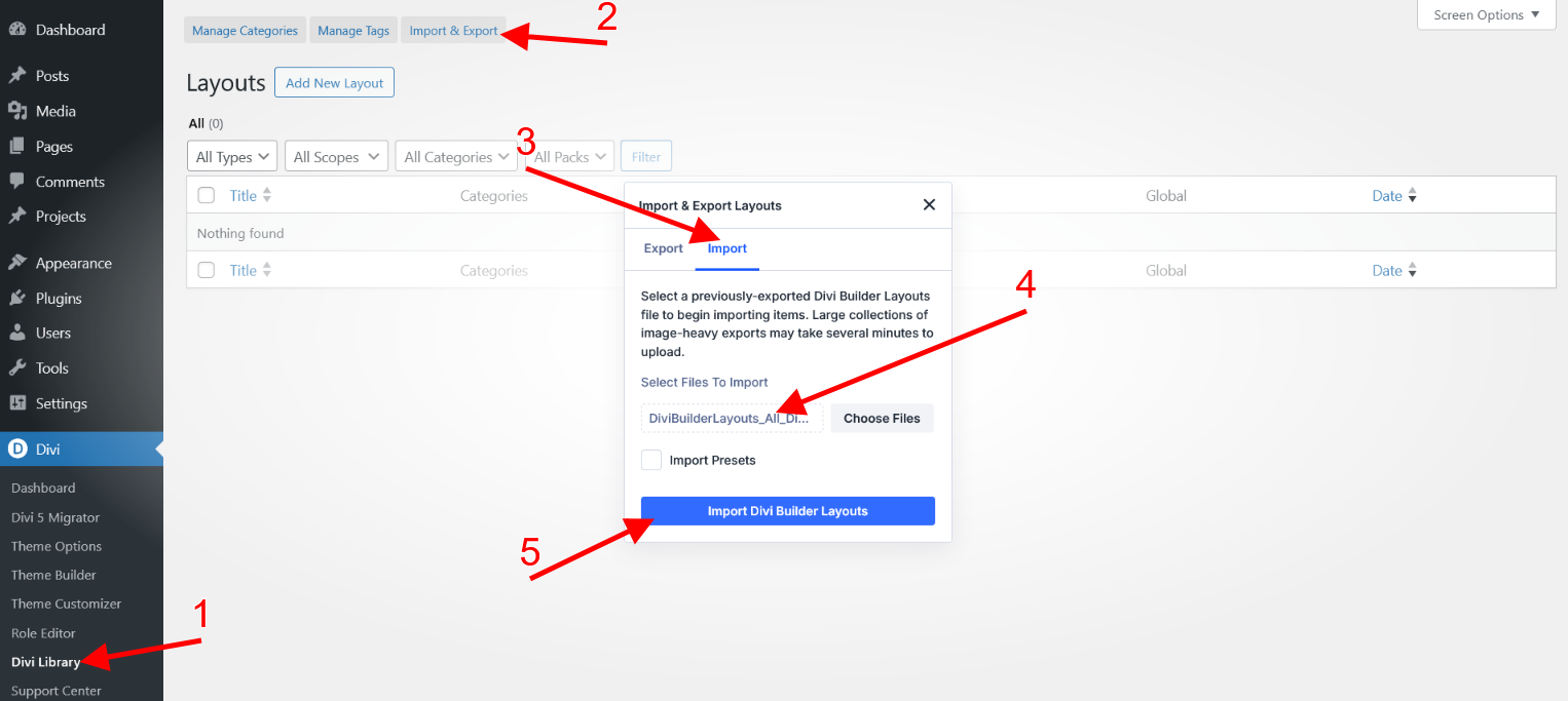Divi Layouts Pack